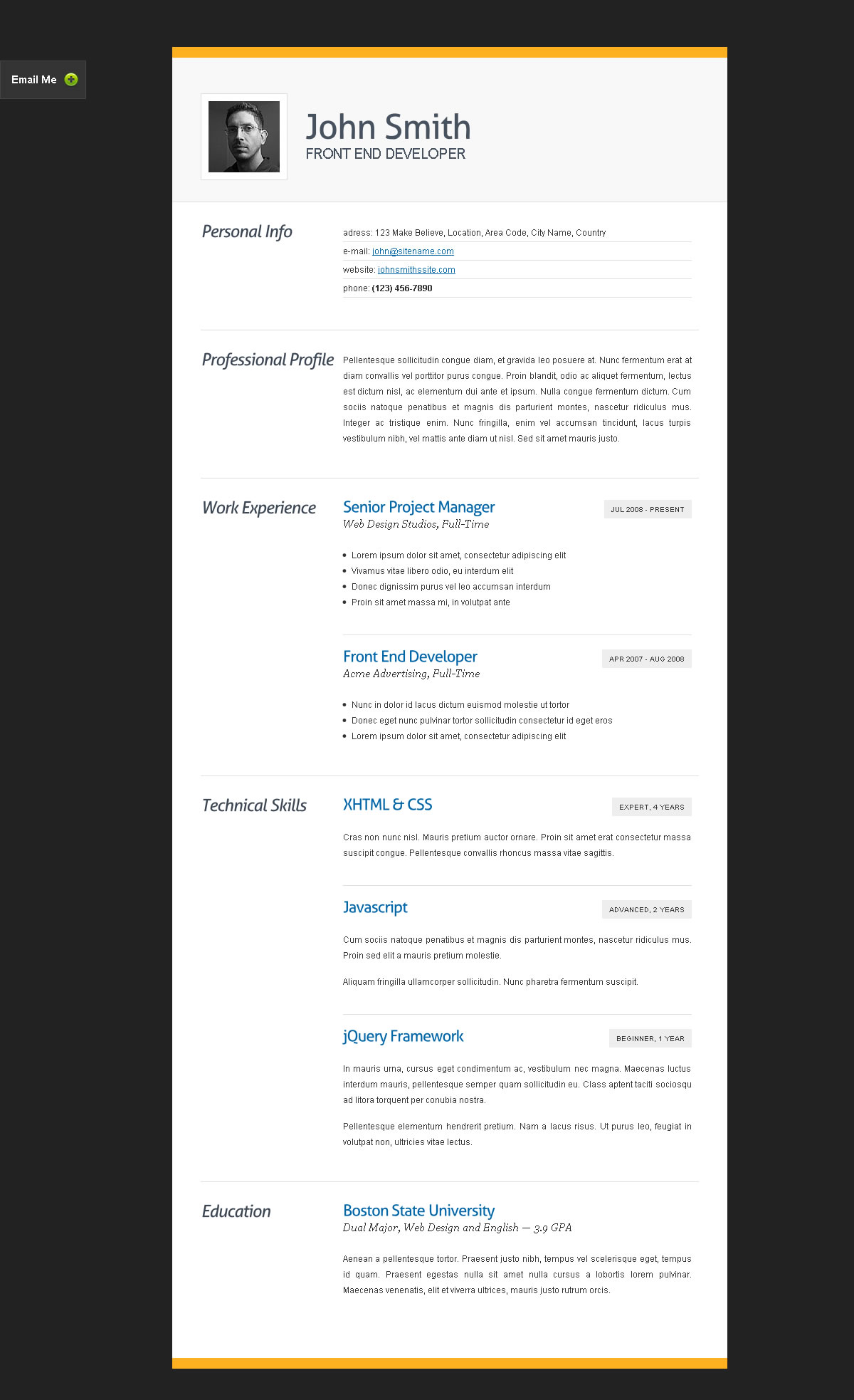 Curriculum Vitae Format Rich Image And Wallpaper