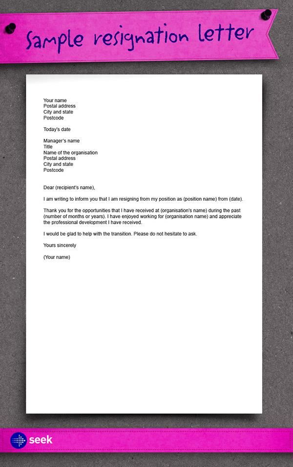 How To Write A Resignation Letter Fotolip Rich Image And Wallpaper