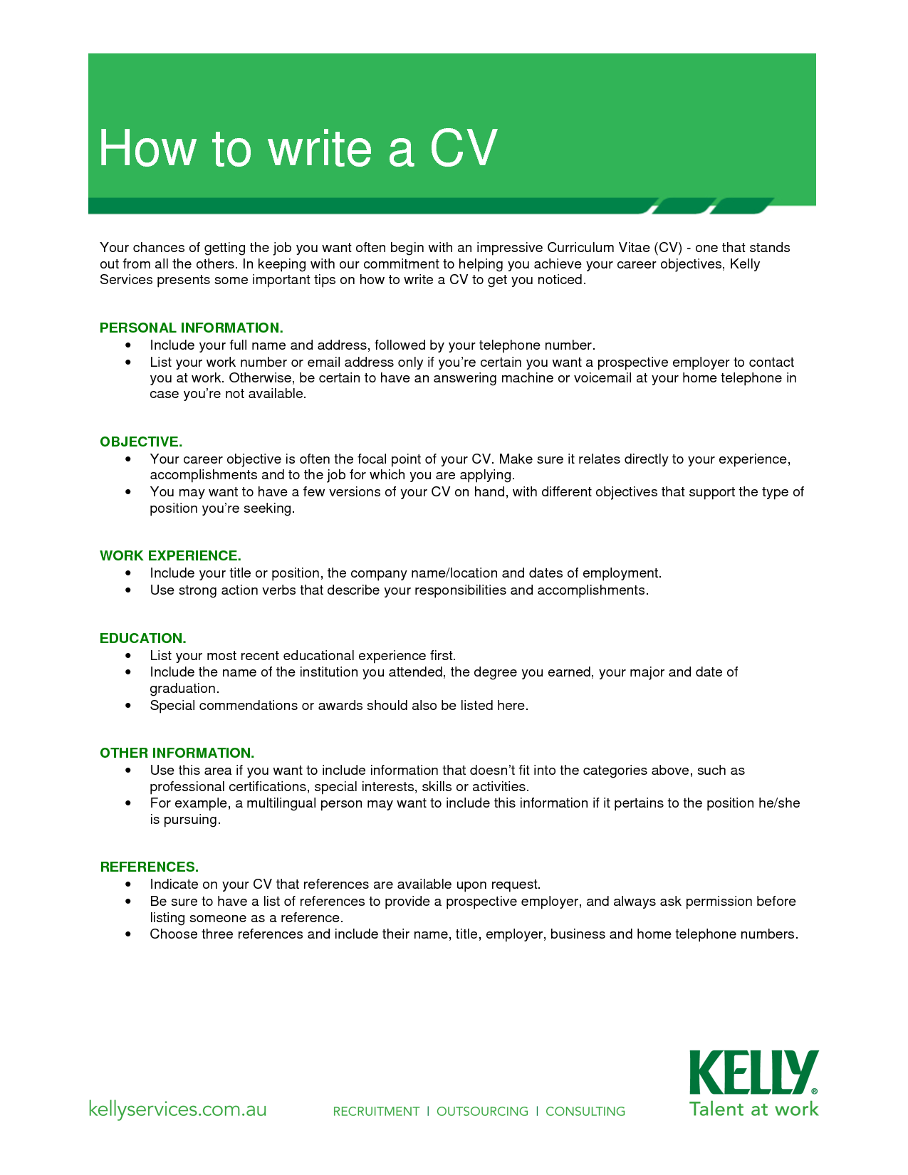 How To Write A CV Fotolip Rich Image And Wallpaper