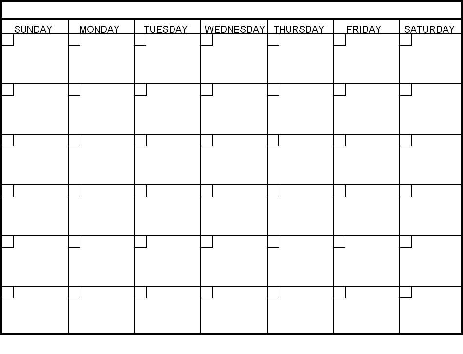 Pretty Printable Custom Calendar Pages Blank