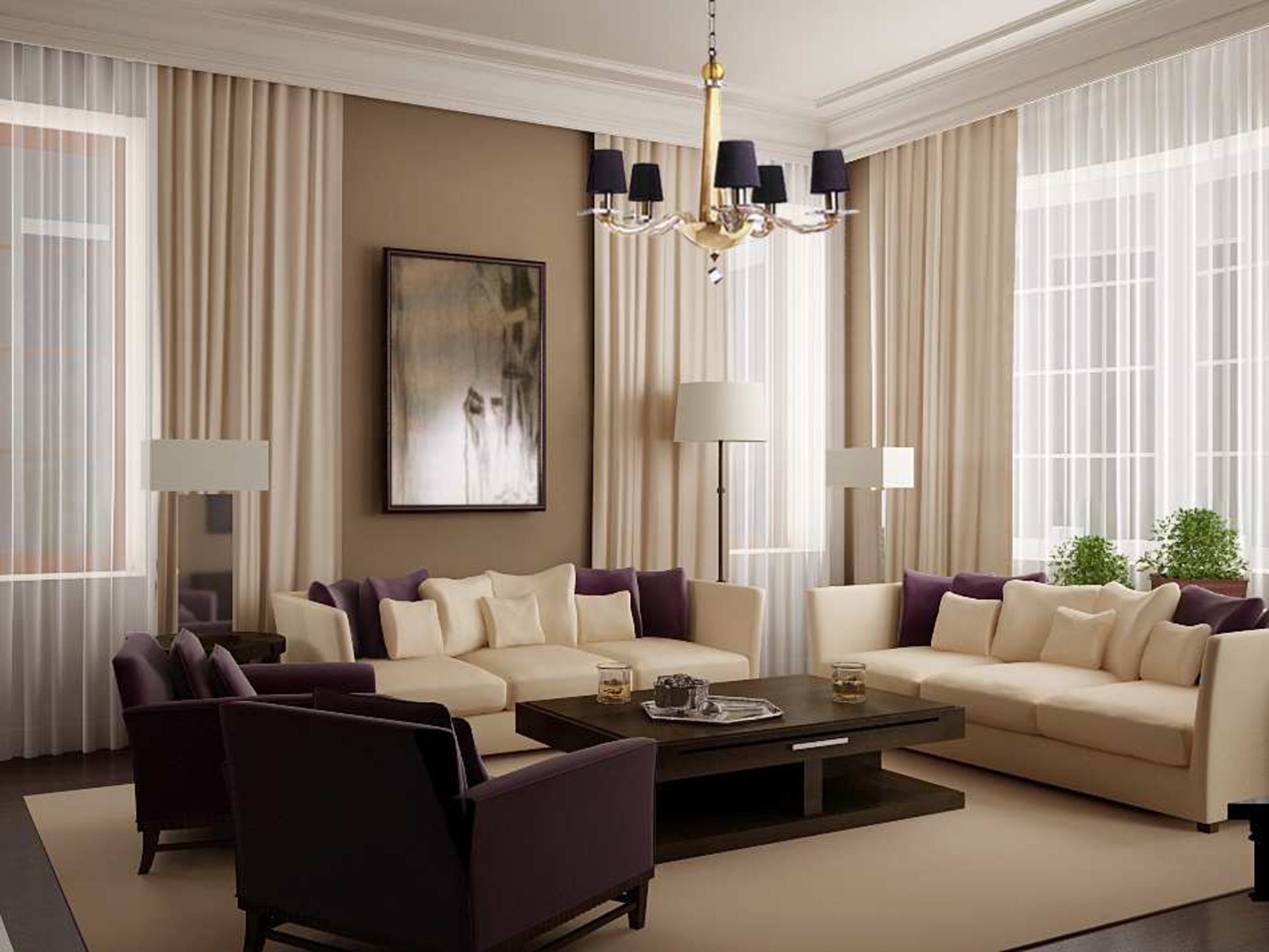 living room elegant decor