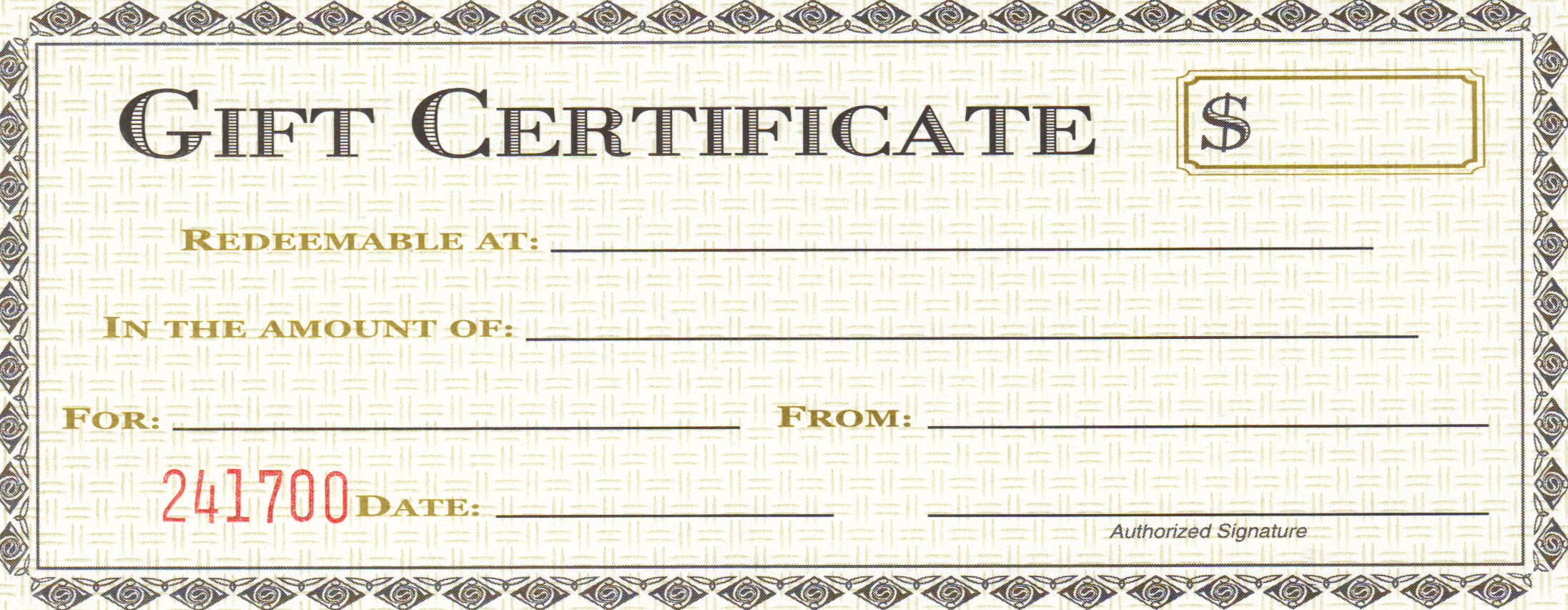 Printable Gift Certificates Templates Free Creative Professional