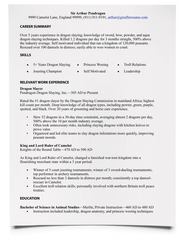 How To Write A Resume Fotolip