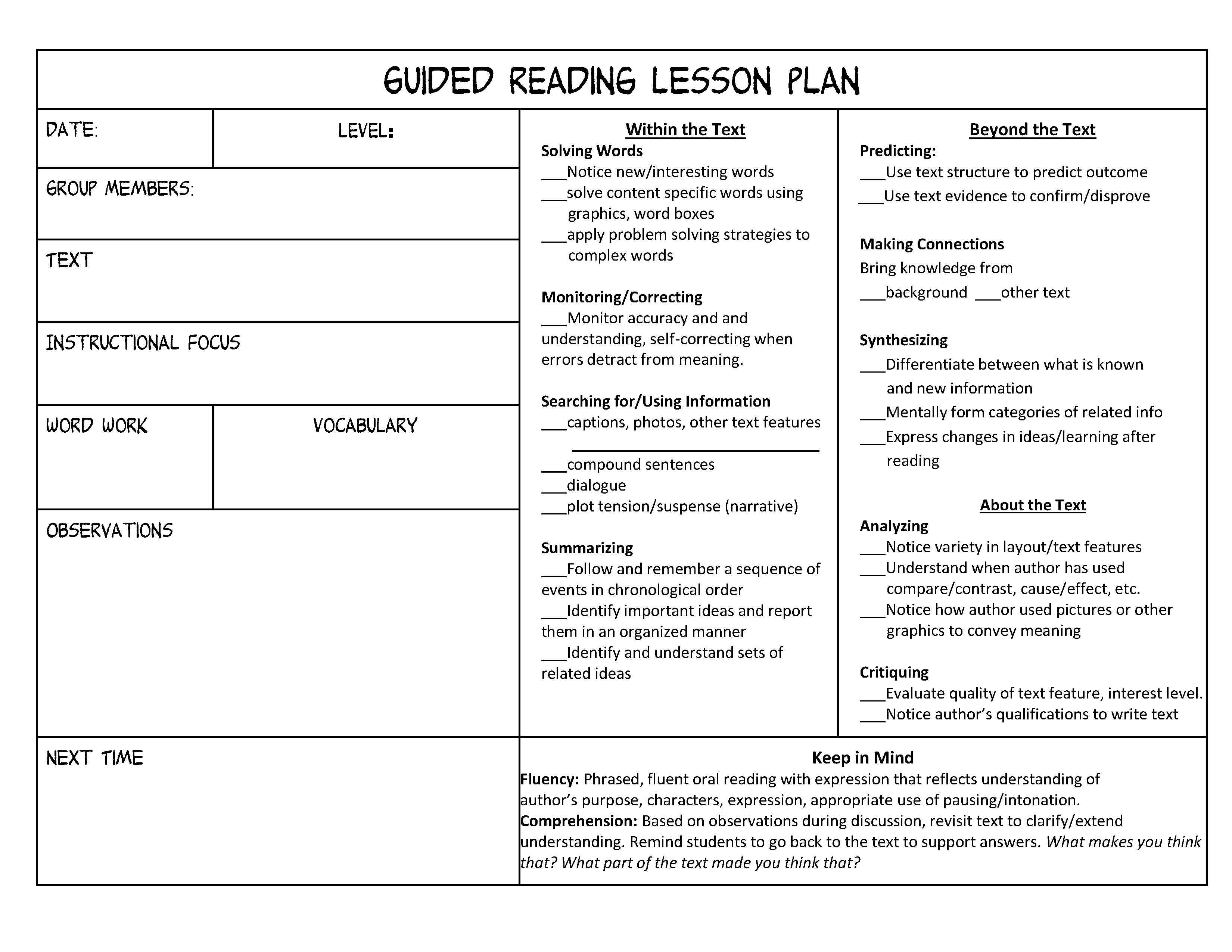 Lesson Plan Format Fotolip