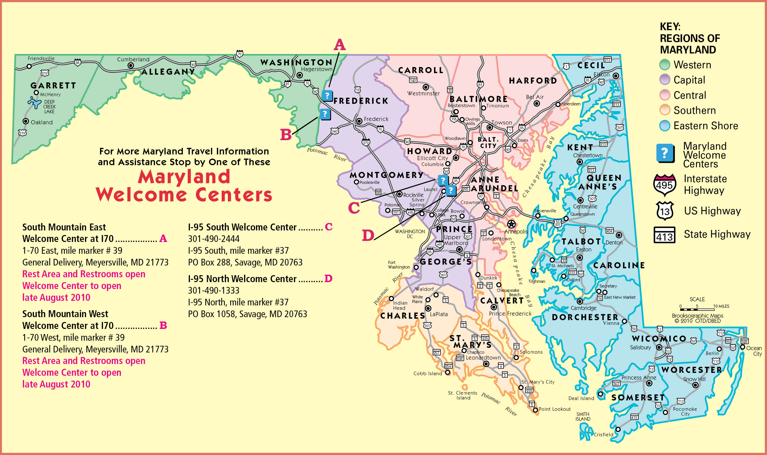 Maryland Map Fotolip