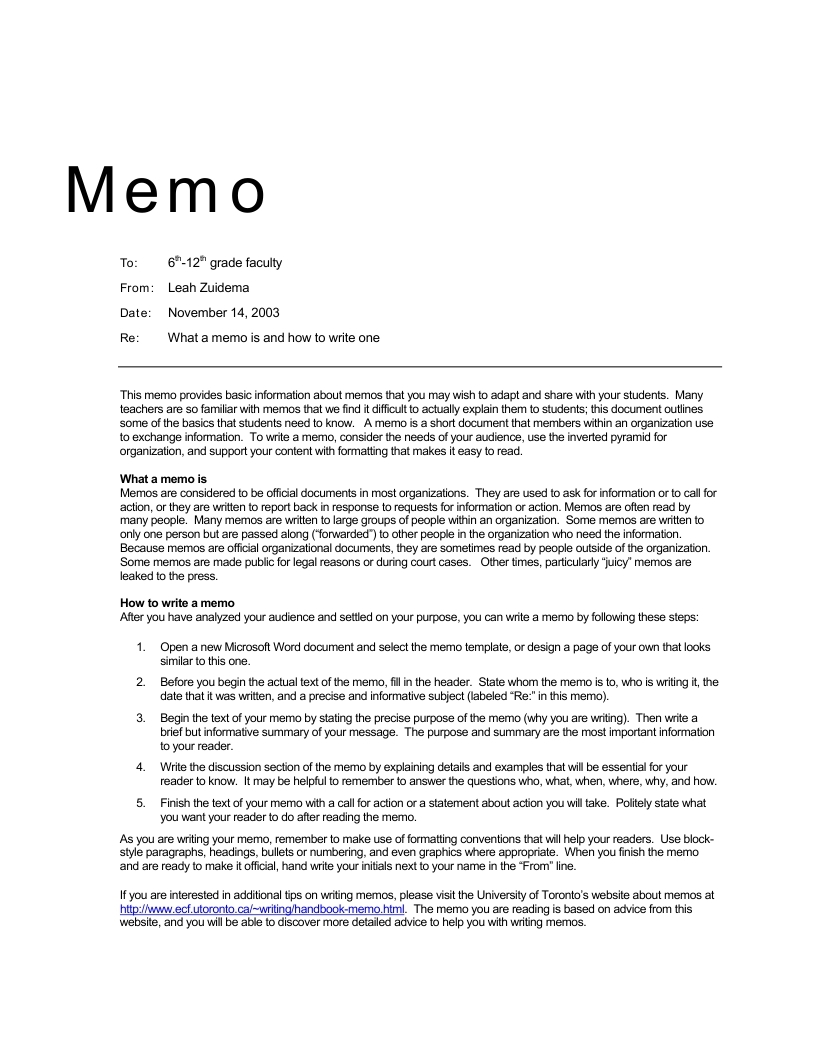 Memo Template Fotolip