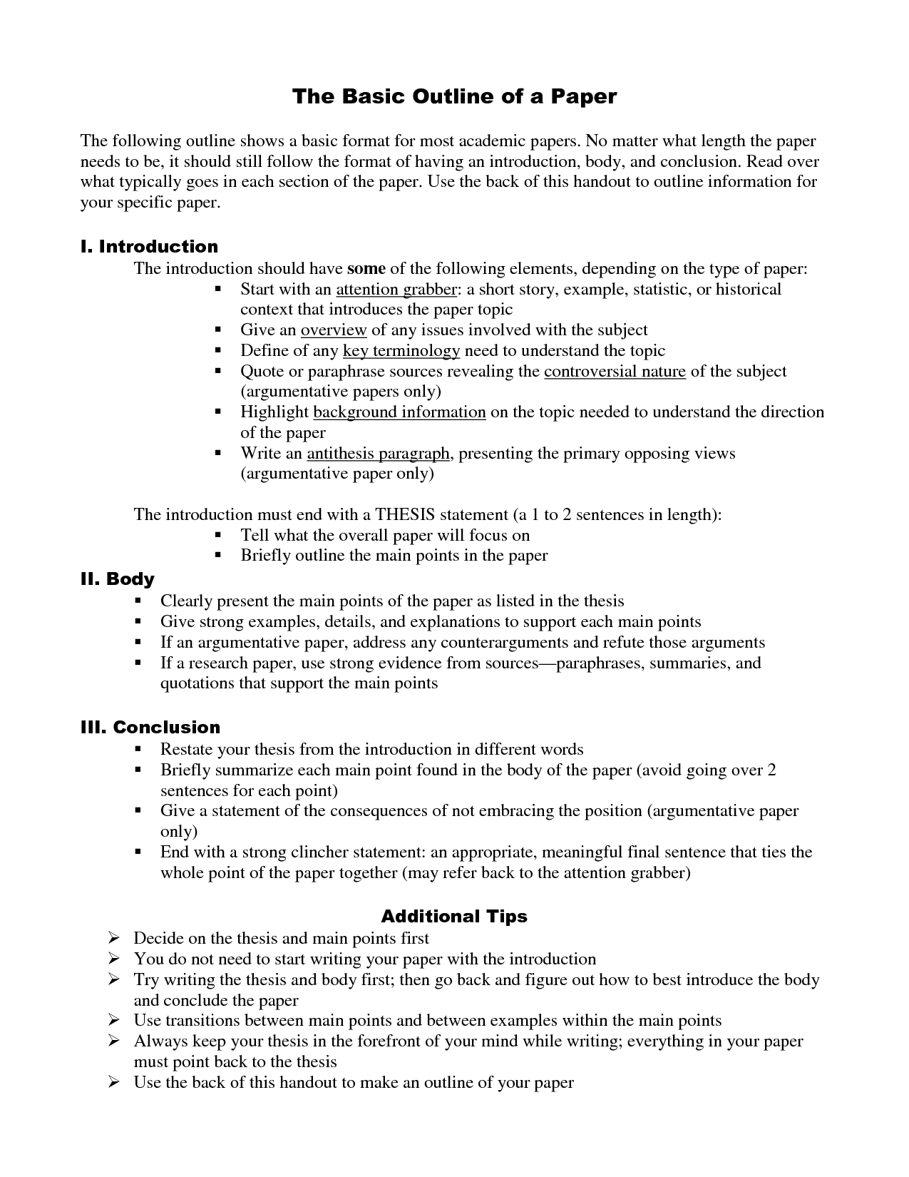 Research Paper Format Fotolip