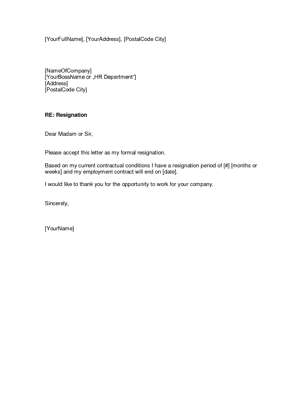 free-printable-letter-of-resignation-form-generic