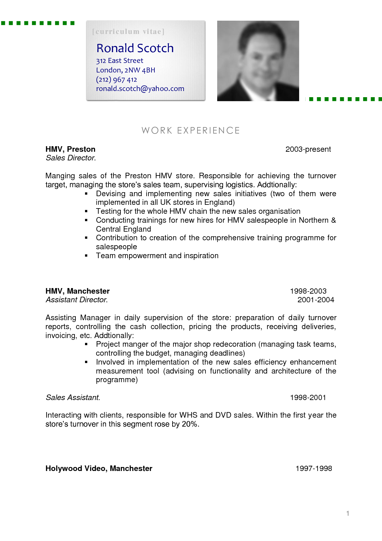 What Is A Cv Curriculum Vitae Examples Templates - Riset
