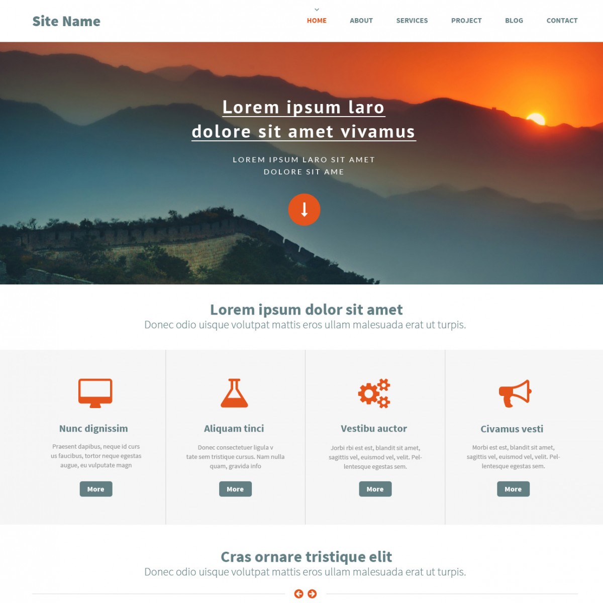 Sample Web Page Templates