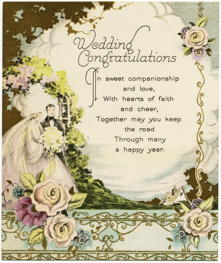 Wedding wishes card - Fotolip