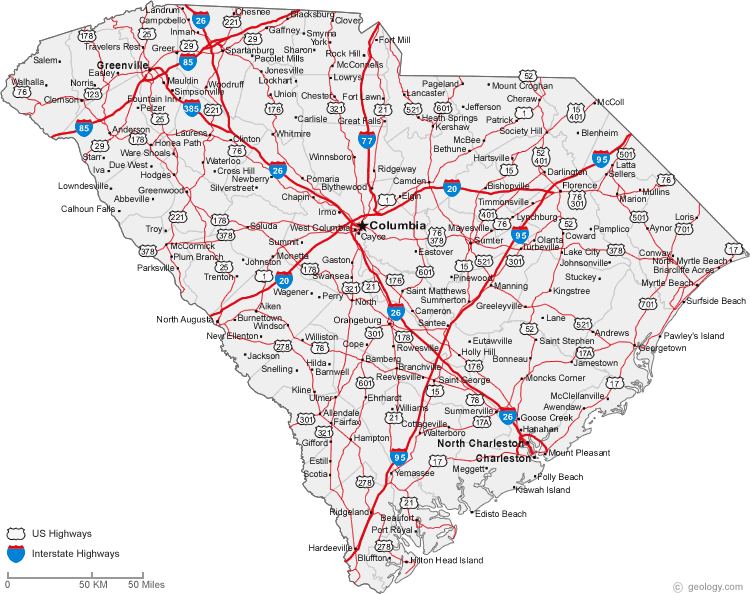 Maps of South Carolina | Fotolip.com Rich image and wallpaper