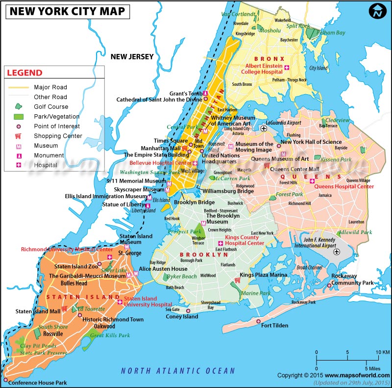 new york city online map
