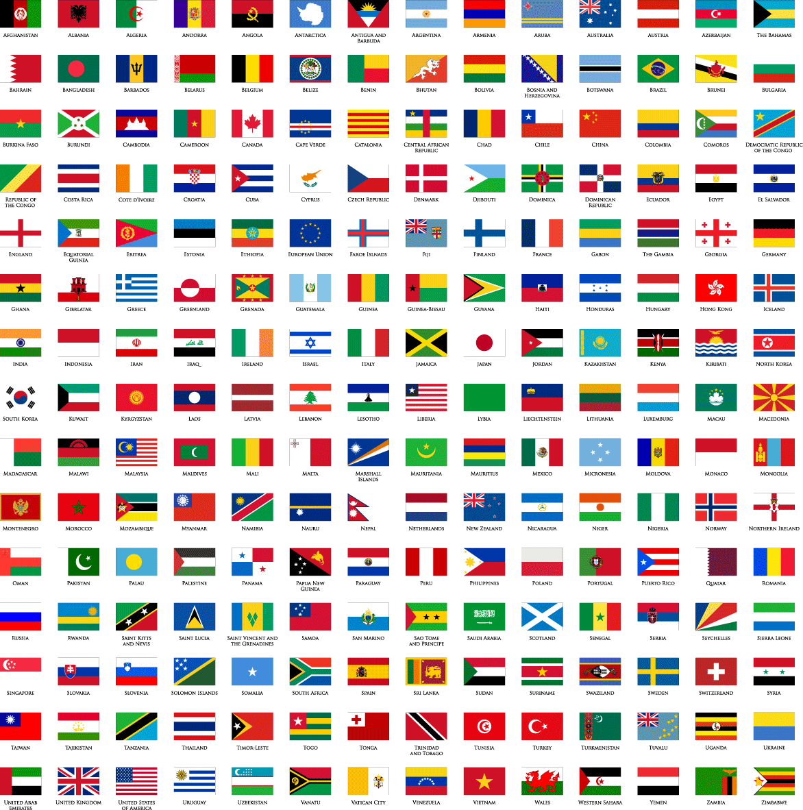 Flags of the World - Fotolip