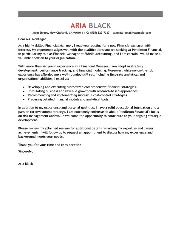cover letter and resume examples pdf