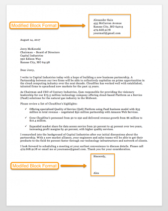 Business Letter Template - Fotolip