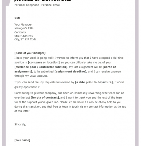 What is a Resignation Letter Template? - Fotolip