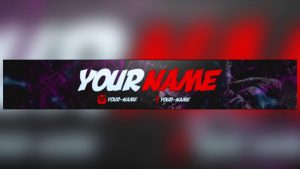 Points to Note in YouTube Banner Template - Fotolip